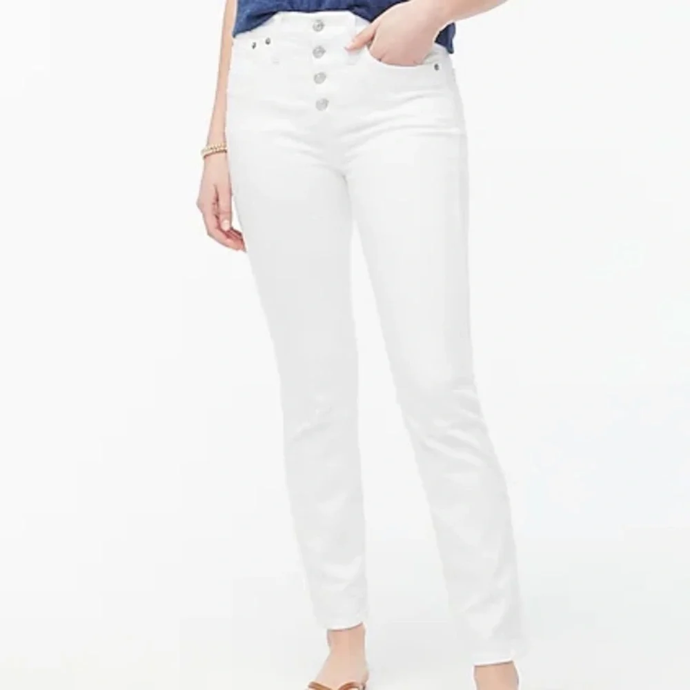 Vintage straight white jean in signature stretch